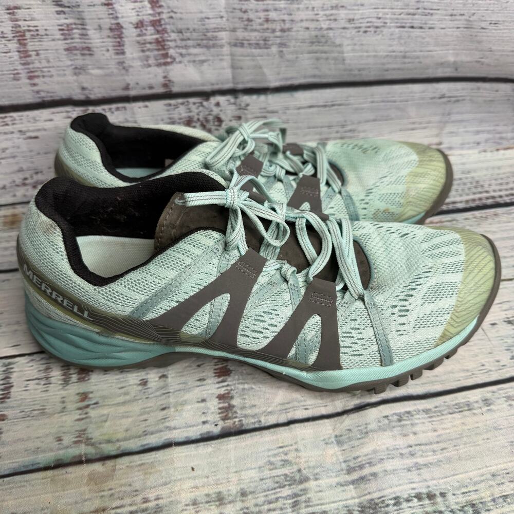 Merrell Siren Edge Women’s 9 Mint Green Trail Hiking Shoes J12396 Select Grip